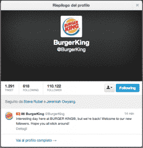 @BurgerKing ripristinato