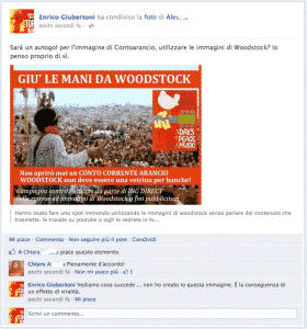 Fa bene o fa male Conto Arancio a usare Woodstock per le proprie campagne pubblicitarie?